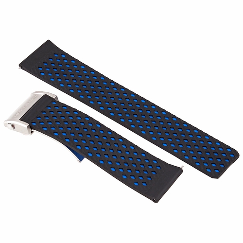 Montblanc Summit 2 Blue Rubber Sport Strap 123766