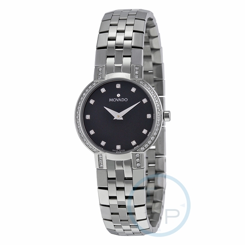 Movado 0605586 Faceto Ladies Quartz Watch
