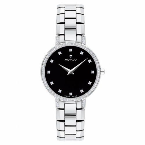 Movado 0607484 Faceto Ladies Quartz Watch