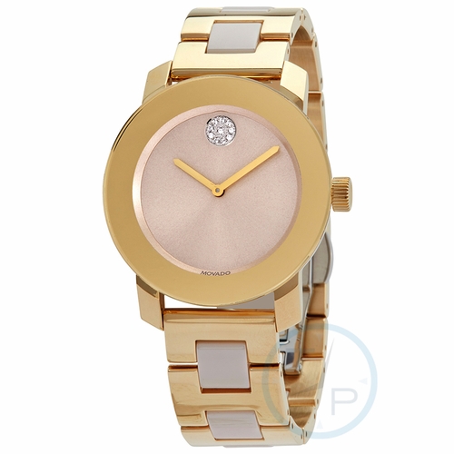 Movado 3600640 Bold Ceramic Ladies Quartz Watch