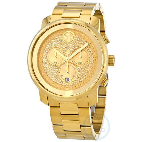Movado 3600667 Bold Metals Mens Chronograph Quartz Watch