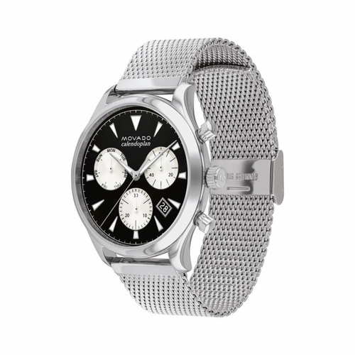 Movado 3650097 Heritage Mens Chronograph Quartz Watch