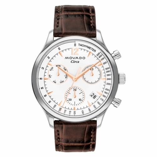 Movado 3650108 Heritage Series Circa Mens Chronograph Quartz Watch
