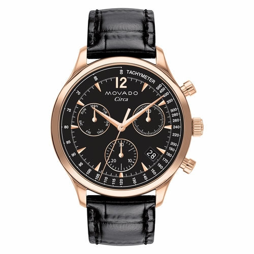 Movado 3650109 Heritage Series Circa Mens Chronograph Quartz Watch