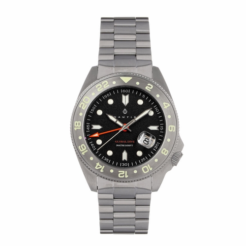 Nautis 18093G-C Global Dive Mens Quartz Watch