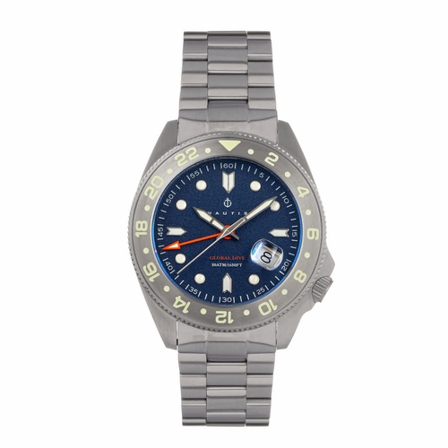 Nautis 18093G-F Global Dive Mens Quartz Watch