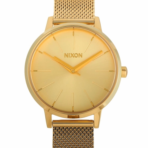 Nixon A1229-502-00 Kensington All Gold Ladies Quartz Watch