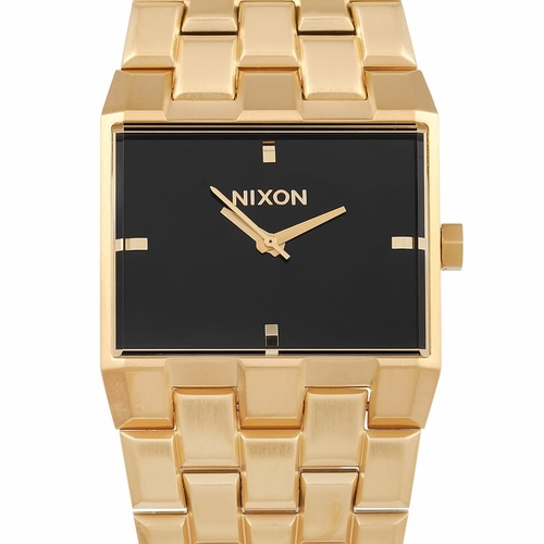 Nixon A1262-510-00 Ticket All Gold Mens Quartz Watch