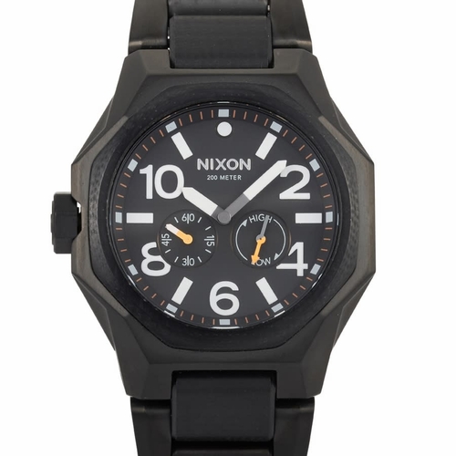 Nixon A397-001-00 Tangent All Black Mens Quartz Watch