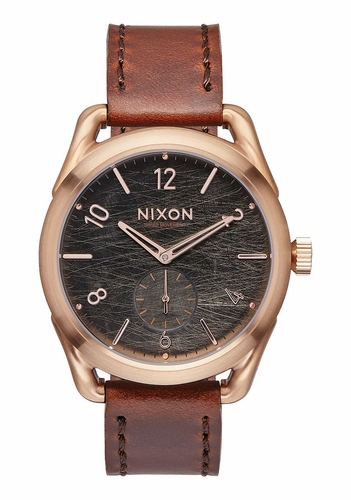 Nixon A4591890 C39 Leather Mens Quartz Watch