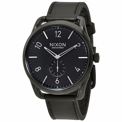 Nixon A465000 C45 Leather Mens Quartz Watch