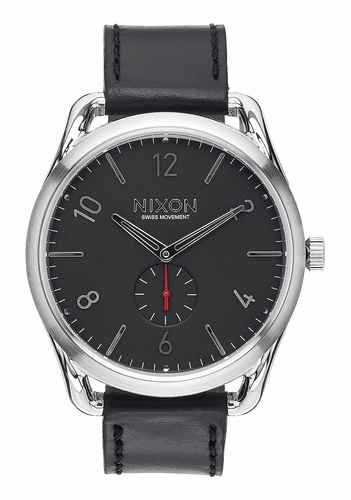 Nixon A465008 C45 Leather Mens Quartz Watch