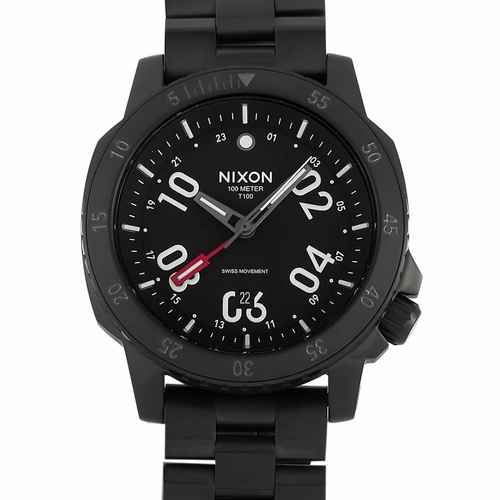 Nixon A936-2325-00 Night Ranger All Black Mens Quartz Watch