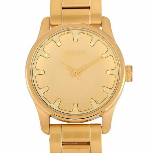 Nixon A979-502-00 Driver All Gold Mens Quartz Watch