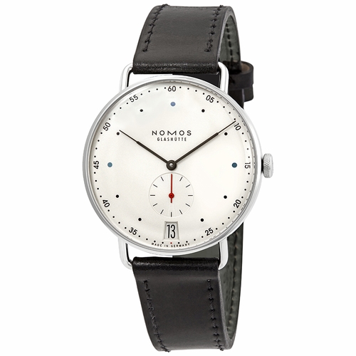 Nomos 1102 Metro 38 Date Mens Hand Wind Watch