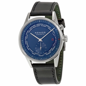 Nomos 807 Zurich Weltzeit Nachtblau Mens Automatic Watch