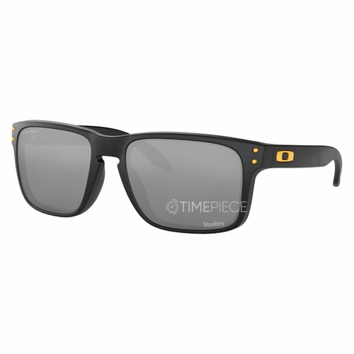 Oakley OO9102 9102N6 55 PIttsburgh Steelers Holbrook Mens  Sunglasses