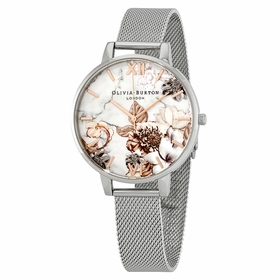 Olivia Burton OB16CS10 Marble Floral Ladies Quartz Watch