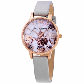 Olivia Burton OB16CS14 Marble Floral Ladies Quartz Watch