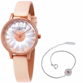Olivia Burton OB16GSET18 3D Daisy Ladies Quartz Watch