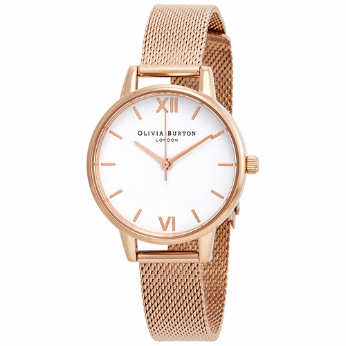 Olivia Burton OB16MDW01 White Dial Ladies Quartz Watch Olivia Burton OB16MDW01 White Dial Ladies Quartz Watch