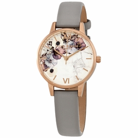 Olivia Burton OB16MF08 Marble Floral Ladies Quartz Watch