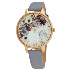 Olivia Burton OB16MF10 Marble Floral Ladies Quartz Watch