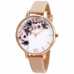 Olivia Burton OB16PP30 Watercolour Florals Ladies Quartz Watch