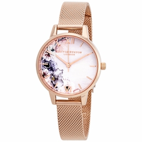 Olivia Burton OB16PP39 Watercolour Florals Ladies Quartz Watch