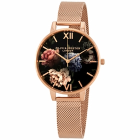 Olivia Burton OB16WG52 Dark Bouquet Ladies Quartz Watch