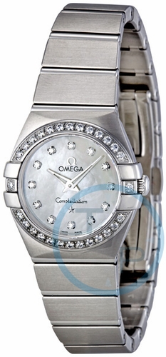 Omega 123.15.24.60.55.001 Constellation Brushed Quartz Ladies Quartz Watch