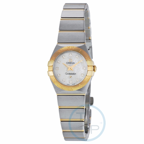 Omega 123.20.24.60.55.002 Constellation Brushed Quartz Ladies Quartz Watch