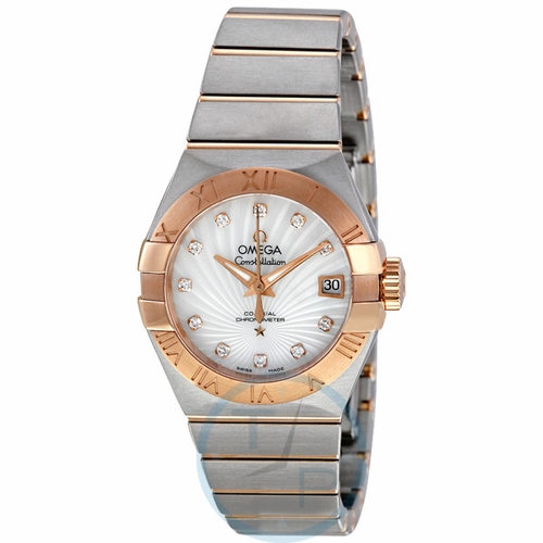 Omega 123.20.27.20.55.001 Constellation Brushed Chronometer Ladies Automatic Watch