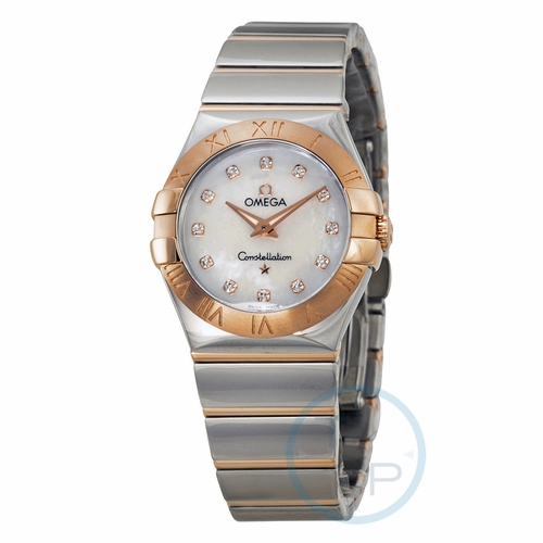 Omega 12320276055003 Constellation Polished Ladies Quartz Watch