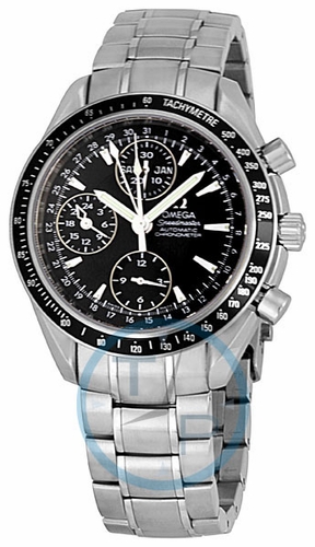 Omega 3220.50 Speedmaster Day Date Month Mens Chronograph Automatic Watch