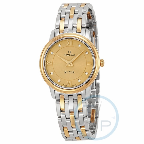 Omega 424.20.27.60.58.001 De Ville Prestige Ladies Quartz Watch