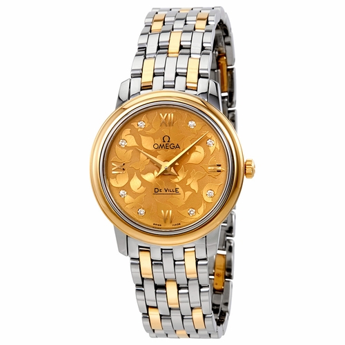 Omega 424.20.27.60.58.002 De Ville Prestige Butterfly Ladies Quartz Watch