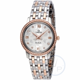 Omega 424.25.27.60.52.001 De Ville Prestige Butterfly Ladies Quartz Watch