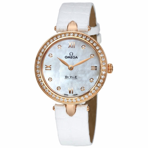 Omega 424.58.27.60.55.002 De Ville) Prestige Ladies Quartz Watch