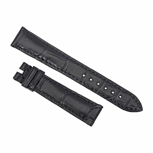 Omega Black Leather Strap
