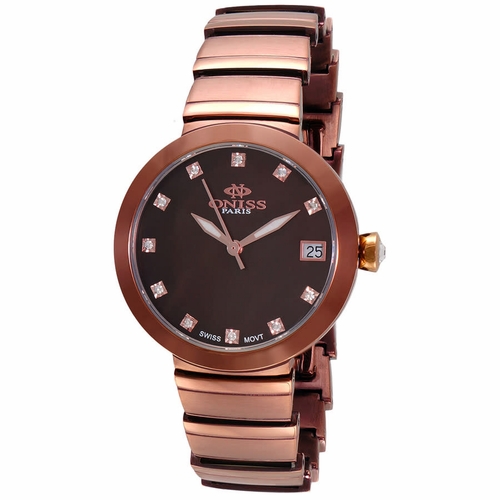 Oniss ON5559SSIPBN ON5559SS Ladies Quartz Watch