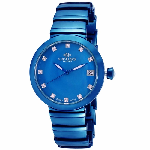 Oniss ON5559SSIPBU ON5559SS Ladies Quartz Watch