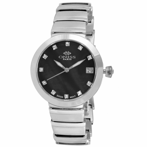 Oniss ON5559SSLBK ON5559SS Ladies Quartz Watch