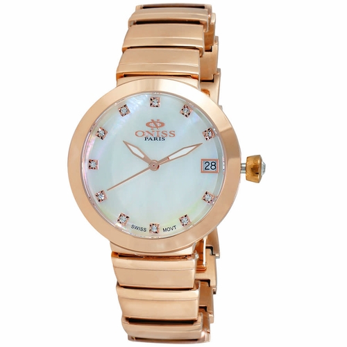 Oniss ON5559SSRGWT ON5559SS Ladies Quartz Watch
