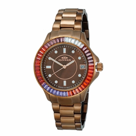 Oniss ONJ7324-060BN-BNSC ON7324 Ladies Quartz Watch