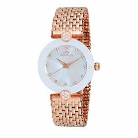 Oniss ONJ8777-0LRGWT ON8777MOP Ladies Quartz Watch