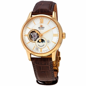 Orient RA-AS0004S10B Classic Sun and Moon Open Heart Mens Automatic Watch