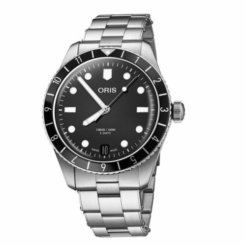 Oris 01 400 7772 4054-07 8 20 18 Divers Sixty-Five 12H Mens Automatic Watch