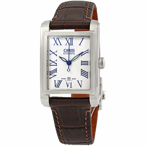 Oris 01 561 7656 4071-07 5 17 70FC Rectangular Date Ladies Automatic Watch