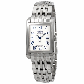 Oris 01 561 7656 4071 07 8 17 82 Rectangular Date Ladies Automatic Watch